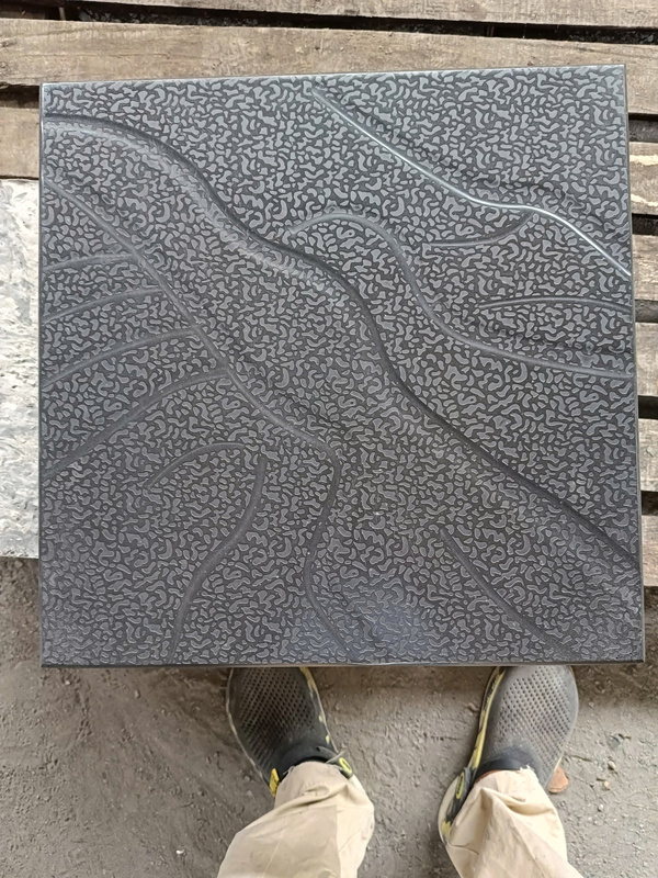 Gạch giả đá vân mây KT: 40x40 màu xanh đen - Gạch Bắc Việt - Công Ty Cổ Phần Tư Vấn Và Xây Dựng Hạ Tầng Kỹ Thuật Bắc Việt